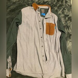 Kavu Men’s Cloudy Spruce Button Up